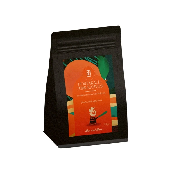 Mim and More Portakallı Türk Kahvesi Portakal Aromalı Türk Kahvesi 200 Gr ürün görseli 1