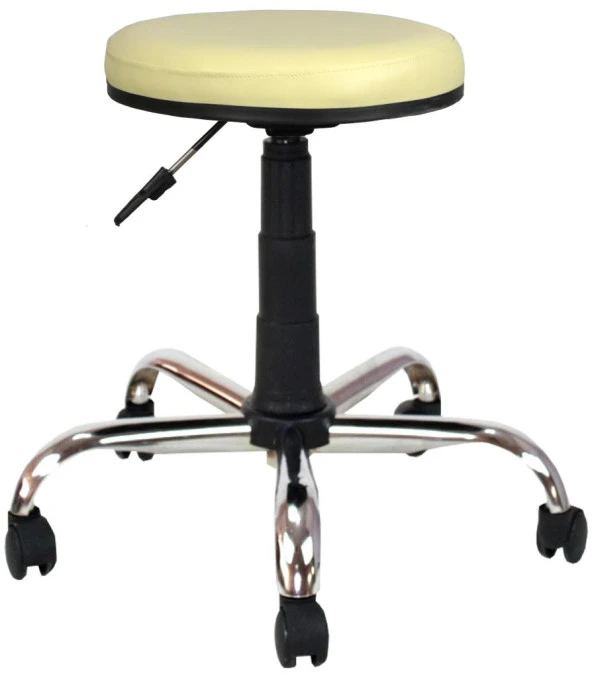 Bürocci Metal Ayaklı Tabure-Krem-2999D0115 ürün görseli 1