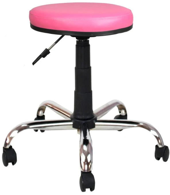 Bürocci Metal Ayaklı Tabure-Pembe-2999D0120 ürün görseli 1
