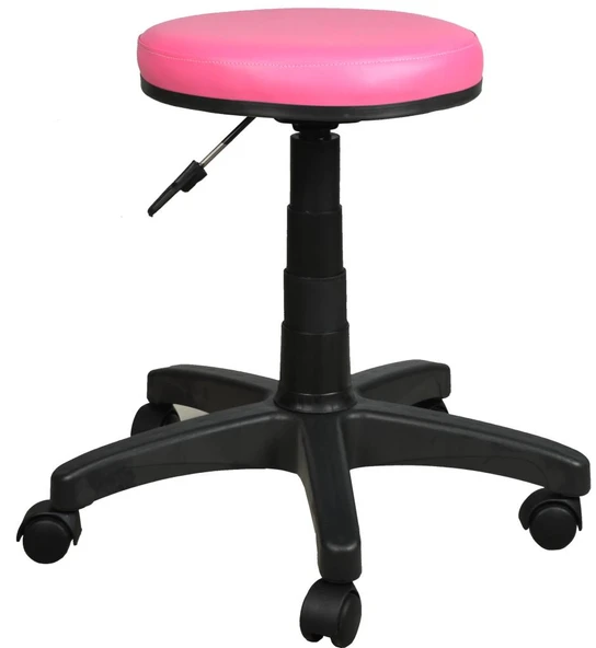Bürocci Plastik Ayaklı Tabure-Pembe-2999G0120 ürün görseli 1