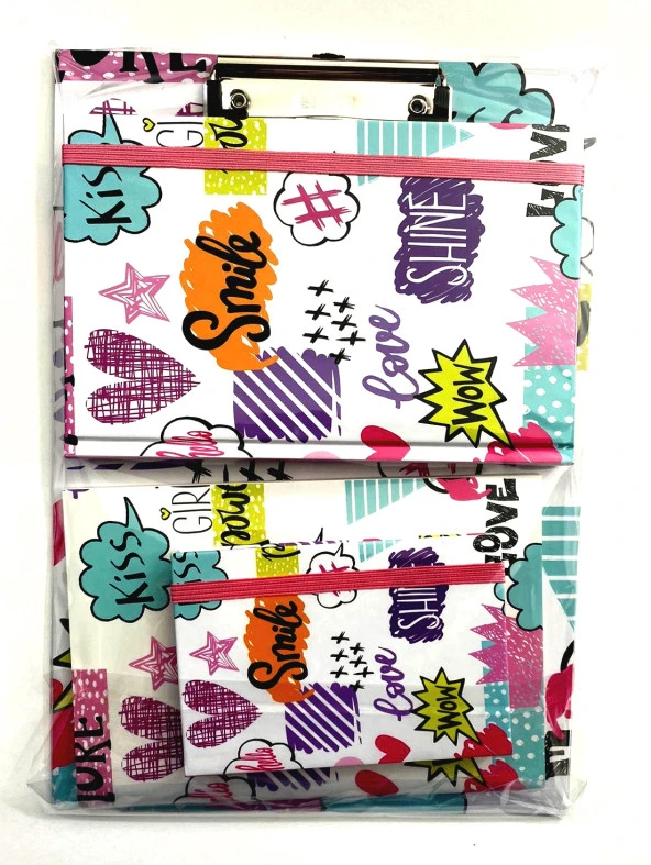 Tigra Sekreterlik Defter Seti 4Lü Beyaz Love ürün görseli 1