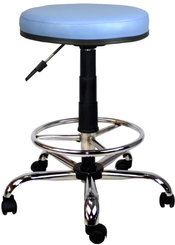 Bürocci Metal Ayaklı Yüksek Tabure-Mavi-2999T0119 ürün görseli 1
