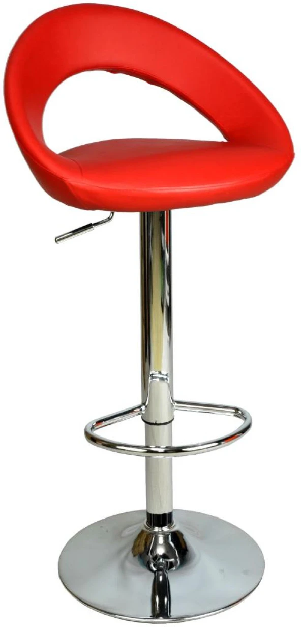 Bürocci Larissa Bar Taburesi-Kırmızı-9501Q0116 ürün görseli 1
