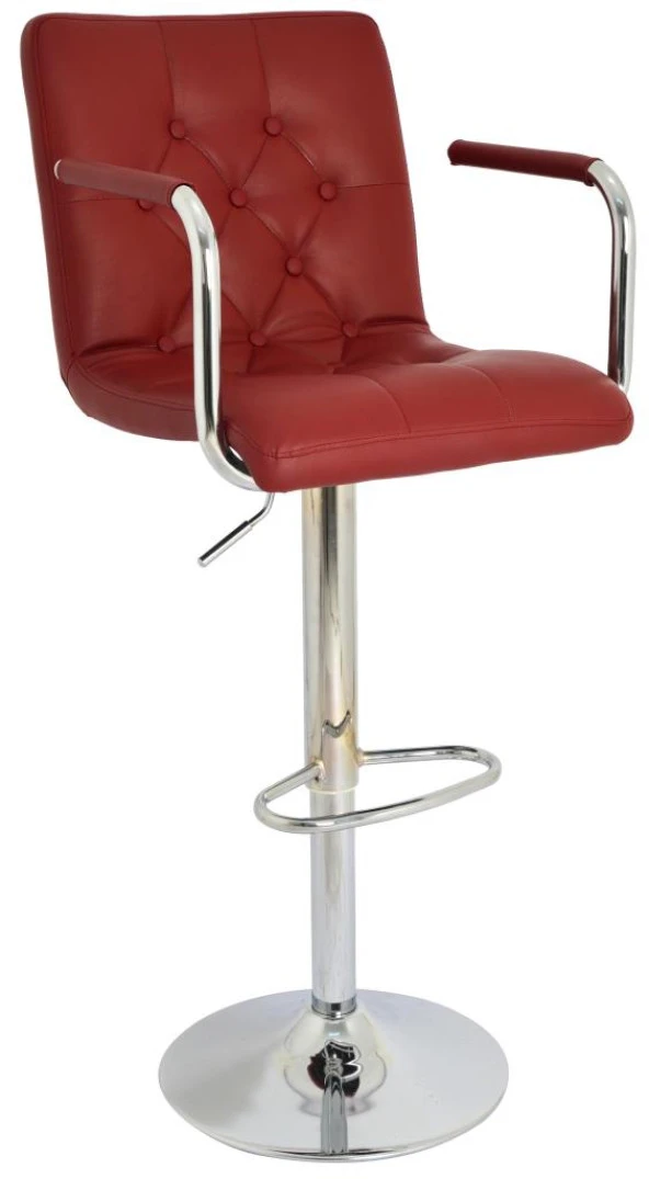 Bürocci Helen Bar Sandalyesi-Bordo-9519Q0102 ürün görseli 1