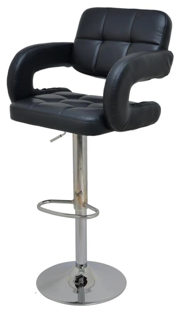 Bürocci Cappa Bar Taburesi-Siyah-9595Q0101 - Resim 3