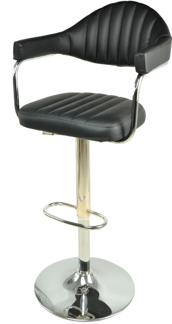 Bürocci Bar Sandalyesi-Siyah-9600S0101 - Resim 3