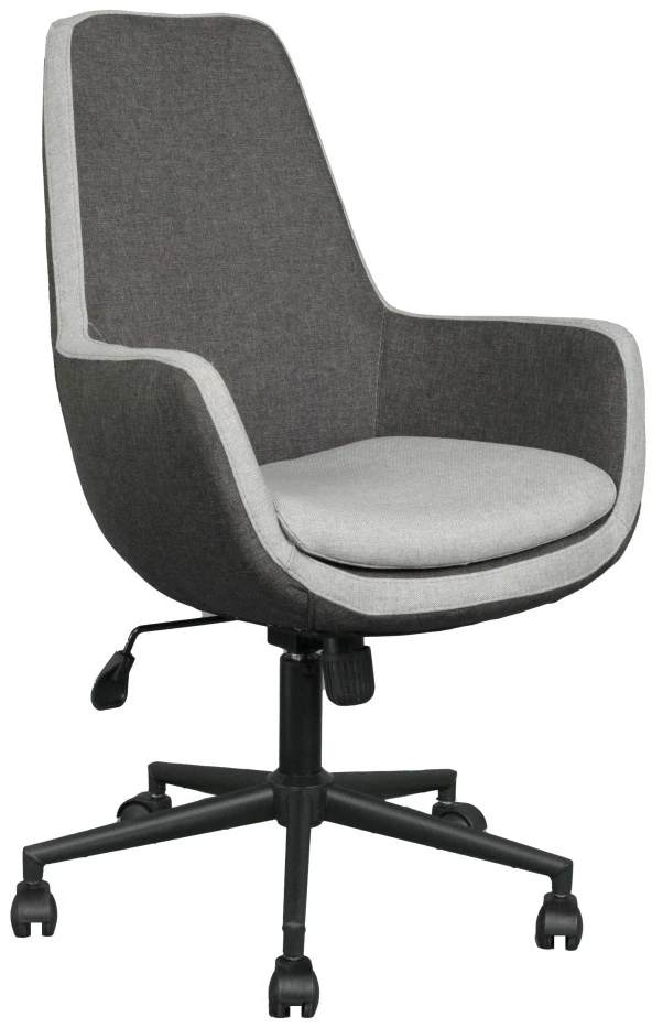 Bürocci Comfort Metal Ayaklı Ofis Koltuğu-İki Ton Gri-2244B1110 ürün görseli 1
