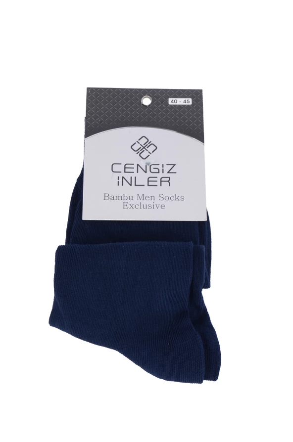 Cengiz İnler Kokulu Bambu Düz Erkek Çorap ürün görseli 1