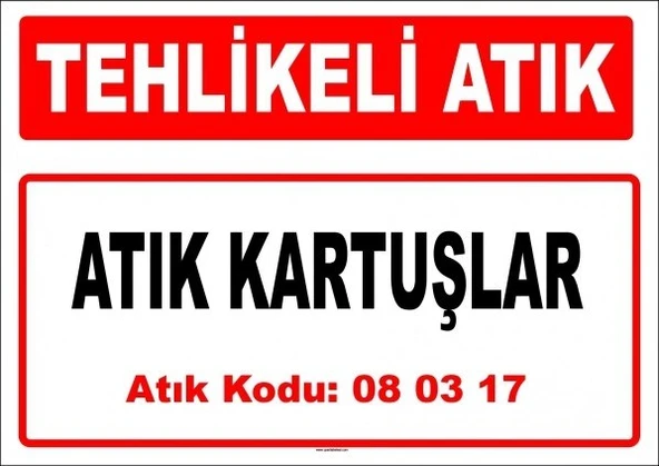 A 080317-2 - Atık Kartuşlar ürün görseli 1