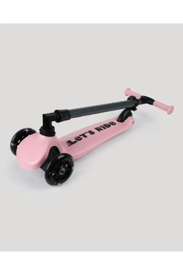 Let's Ride Scooter M2 Pembe LC-31048 - Resim 7