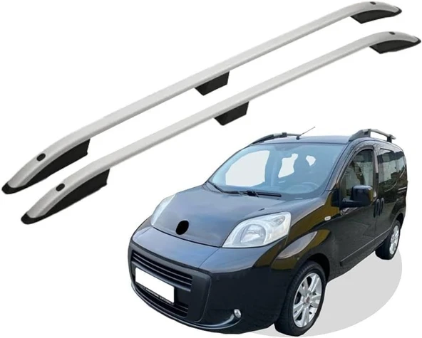 NİKEN Peugeot bipper tavan çıtası port bagaj taşıyıcı gri ürün görseli 1