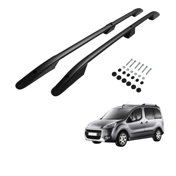 NİKEN Citroen berlingo tavan çıtası port bagaj taşıyıcı siyah 2008 / 2019 ürün görseli 1