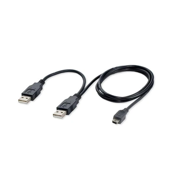 Vcom USB 2.0 to Mini 5Pin Y Kablo 30 cm ürün görseli 1