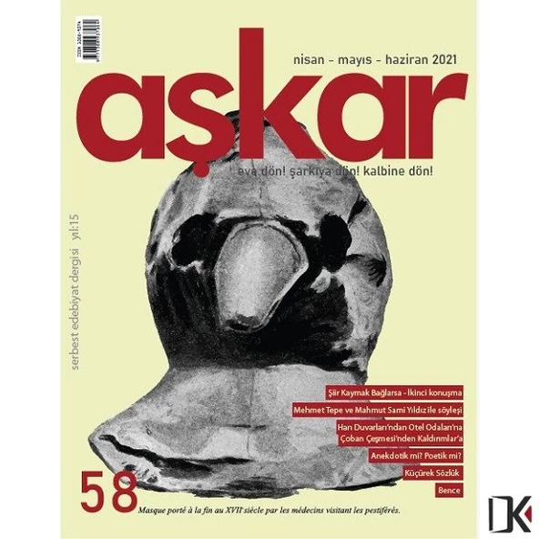 Aşkar 58.Sayı Nisan-Mayıs-Haziran 2021 ürün görseli 1