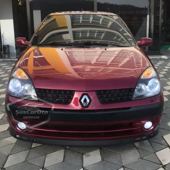 Renault Clio 2 Symbol Hb&Sedan 1998-2008 Uyumlu Üniversal Laguna Lip Esnek Ön Lip 2 Parça Tampon Altı Dil Karlık Ön Ek ürün görseli 1