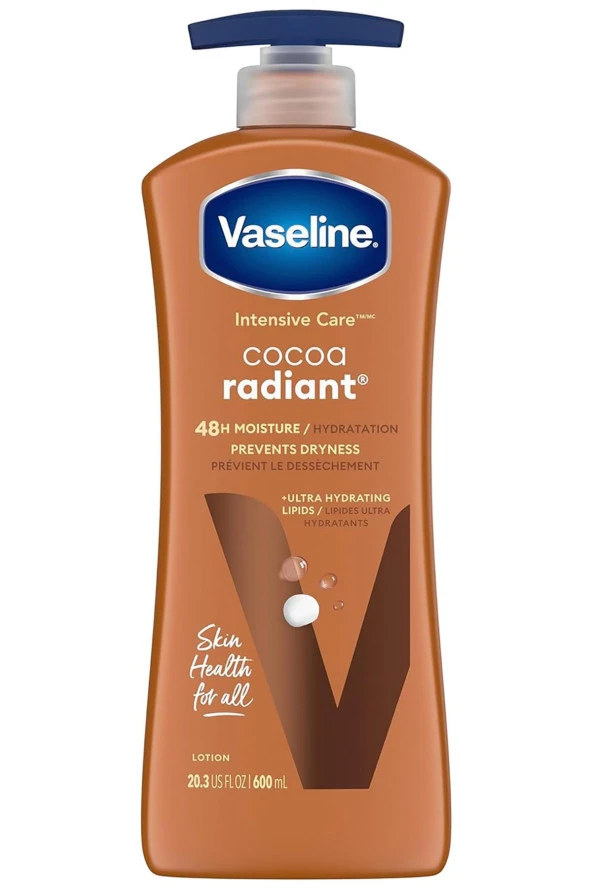 Vaseline Kakao Işıltısı Nemlendirici Vücut Losyonu 600ML ürün görseli 1