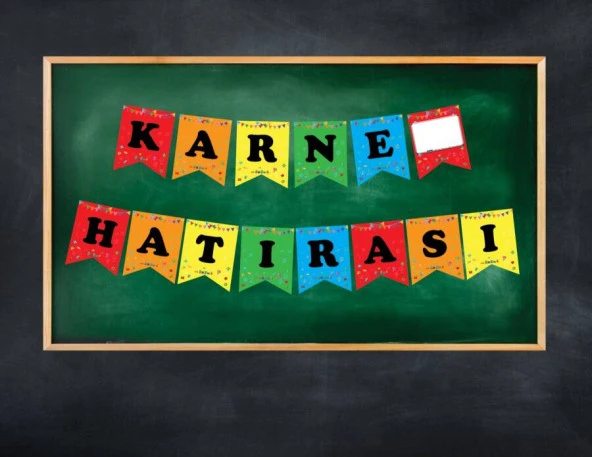 Karne Hatırası Kağıt Banner 13 Parça - Resim 2