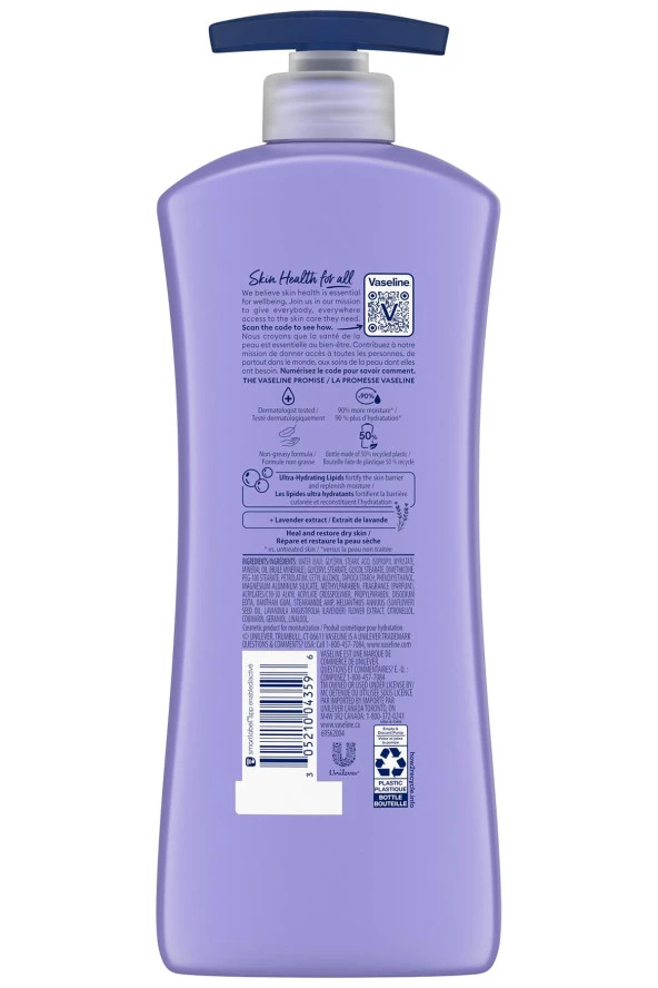 Vaseline Calm Healing Vücut Losyonu 600ML - Resim 2