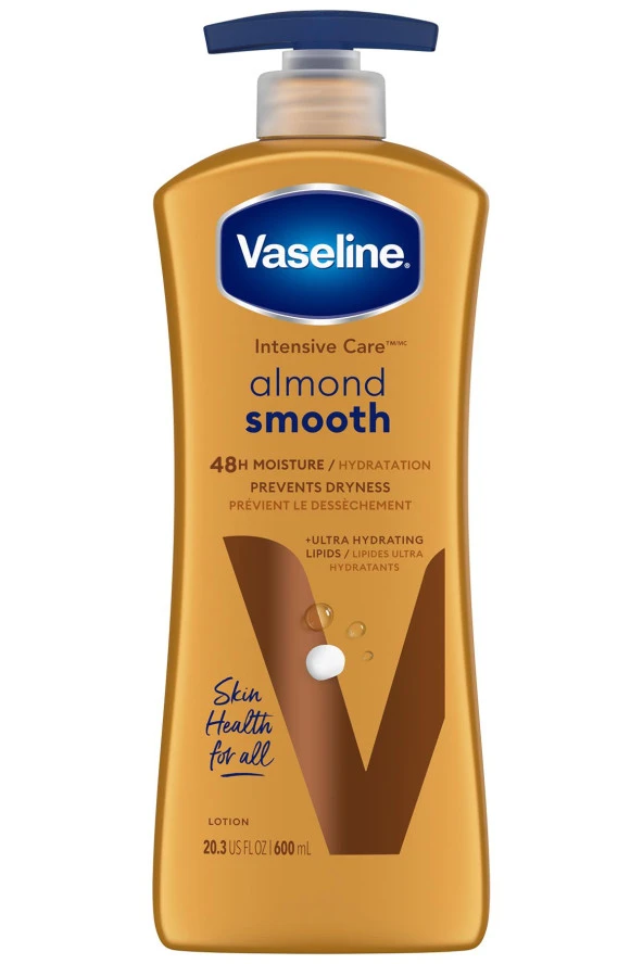Vaseline Almond Smooth Vücut Losyonu 600ML ürün görseli 1