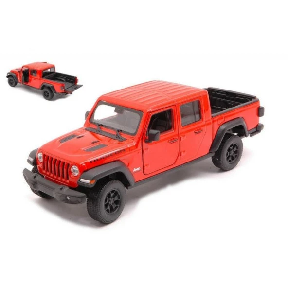 Welly 2020 Jeep Gladiator 1:27 Kırmızı Model Araba ürün görseli 1