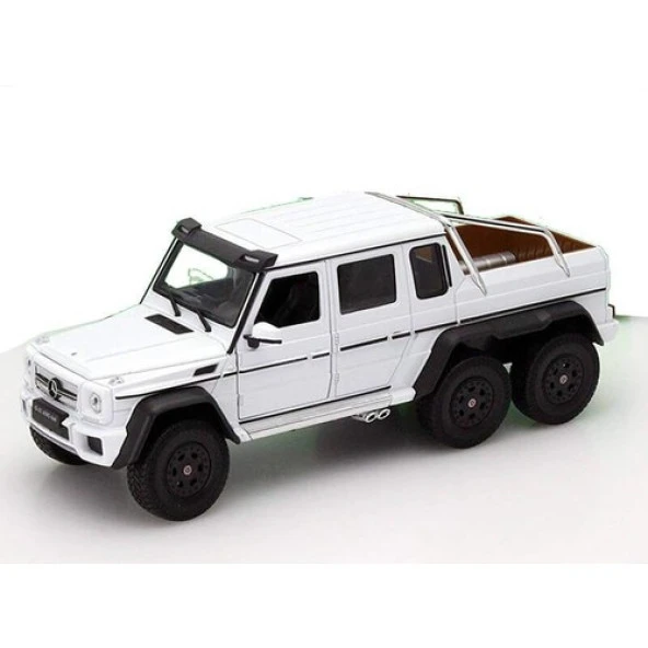 Welly Mercedes G63 Amg 6x6 1:24 Beyaz Model Araba ürün görseli 1