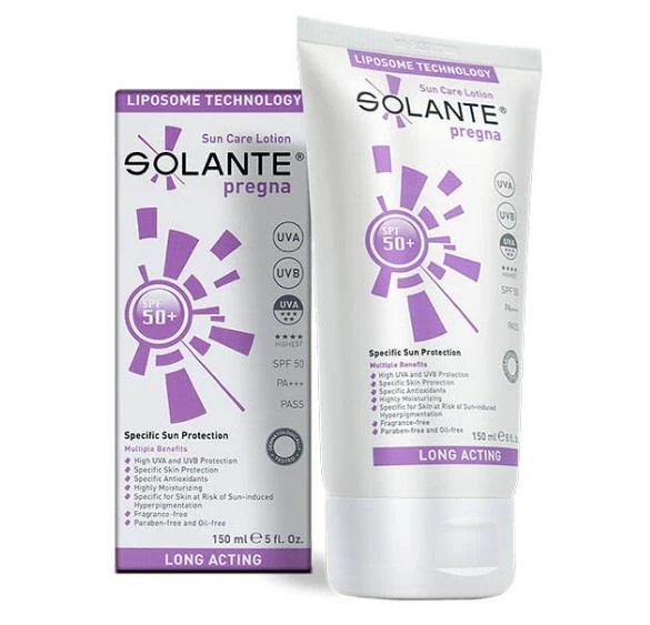 Solante Pregna Spf50+ Güneş Losyon 150 ml ürün görseli 1