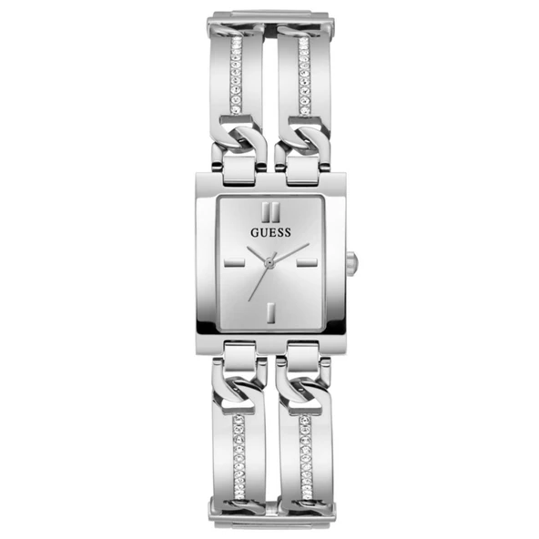 GUESS GUGW0668L1 DİKDÖRTGEN ÇELİK KADIN KOL SAATİ ürün görseli 1