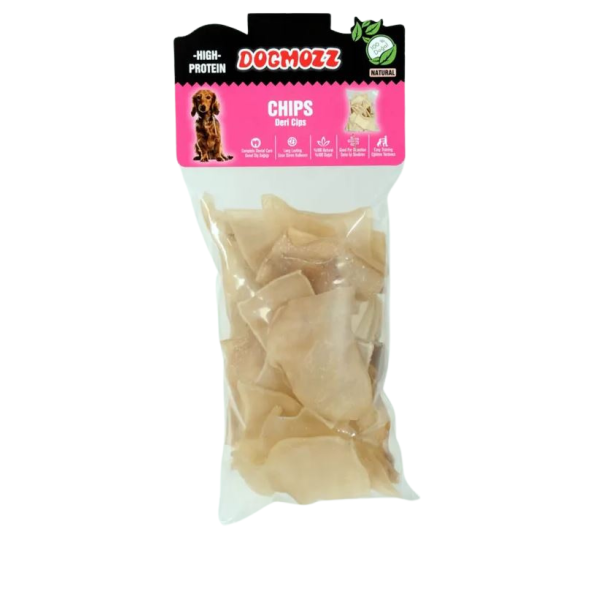 DogMozz Premium Deri Natural Cips Köpek Kemiği 100 gr ürün görseli 1