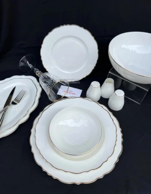 Massimo Victoria Gold 56 Parça Yemek Takımı ürün görseli 1