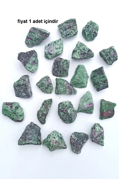 Doğal Rubyzoisit Anyolit Küçük Parça 233 - Resim 2