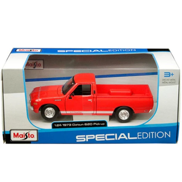 Maisto 1973 Datsun 620 Pick Up 1:24 Model Araba - Resim 2