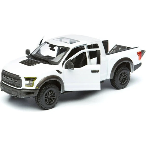 Maisto 2017 Ford Raptor Beyaz 1:24 Model Araba - Resim 2