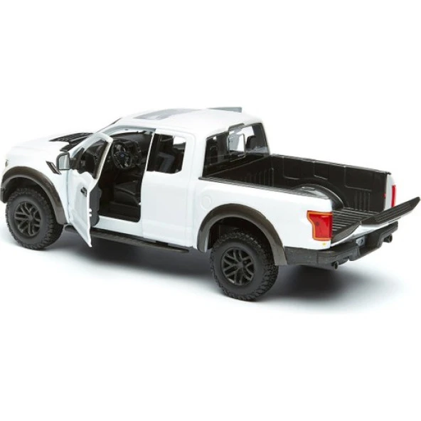 Maisto 2017 Ford Raptor Beyaz 1:24 Model Araba - Resim 3
