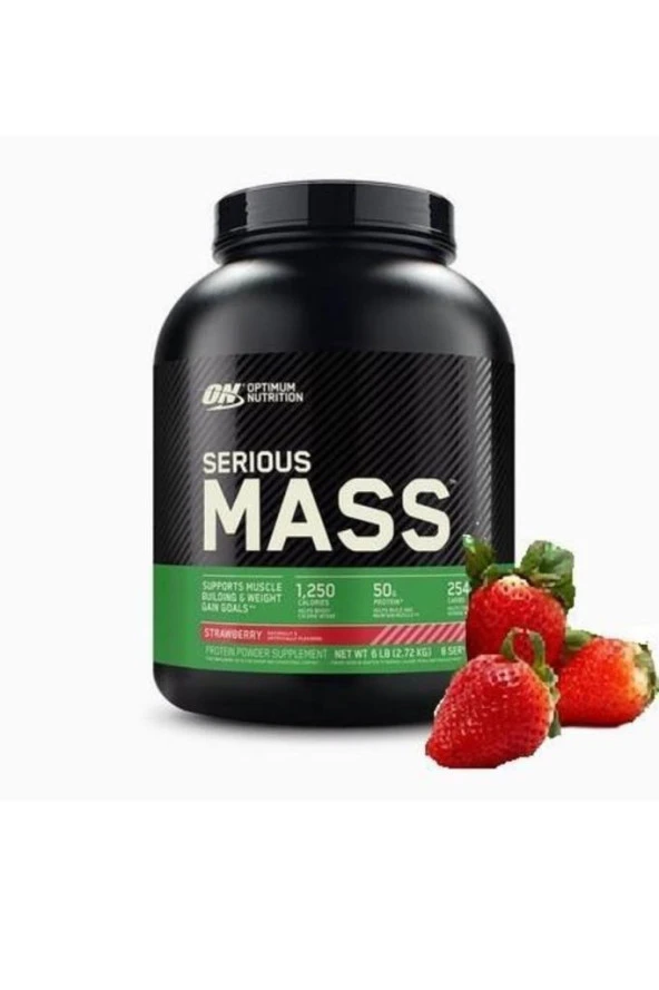 Optimum Nutrition Serious Mass Gainer 2730 Gr Strawberry ürün görseli 1
