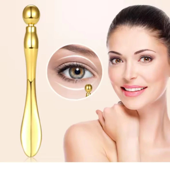 Metal Yüz ve Göz Çevresi Gua Sha Masaj Aparatı ürün görseli 1
