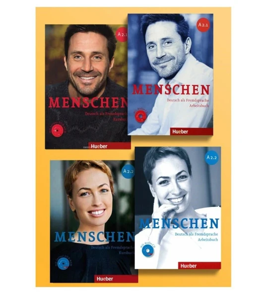 Menschen A2.1 + Menschen A2.2 + AR Teknolojisi Ile Kolay Öğrenme ( 2 Li Set ) ürün görseli 1