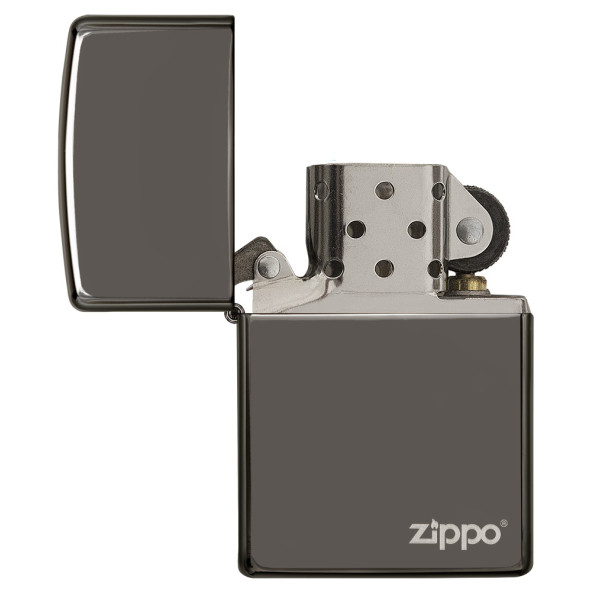 Zippo Çakmak Logo Black Ice Buz Siyahı 150zl-Z221 ürün görseli 1