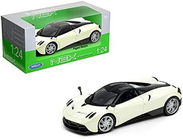 Welly Pagani Huayra 1/24  Beyaz Model Araba ürün görseli 1