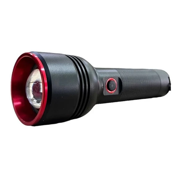 Powerdex PD-6900 Zoomlu Şarjlı El Feneri 20W 2000 Lümen ürün görseli 1