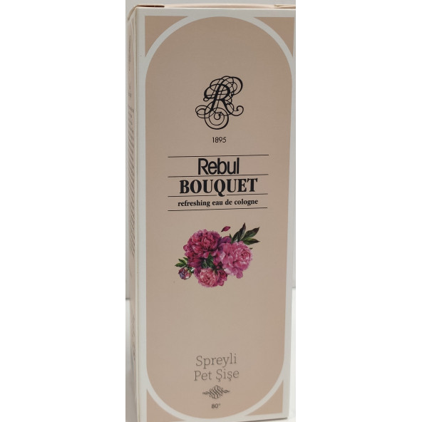 REBUL BOUQUET KOLONYA PET SPREYLİ ŞİŞE 125ML ürün görseli 1