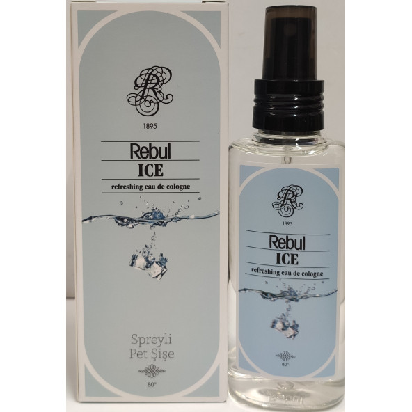 REBUL ICE KOLONYA PET SPREYLİ ŞİŞE 125ML ürün görseli 1
