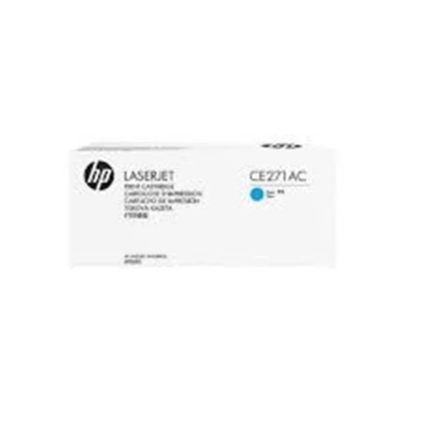 HP CE271AC Cyan Mavi 15.000 Sayfa Toner Taahhütlü Proje Ürünü ürün görseli 1