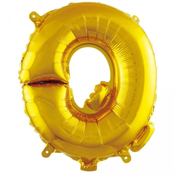 Q Harf Altın Folyo Balon 40 inc 100 cm ürün görseli 1