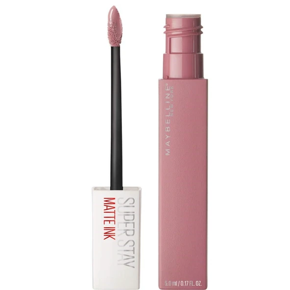 Maybelline New York Super Stay Matte Ink Likit Mat Ruj, 10 Dreamer, Pembe, 5 ml ürün görseli 1
