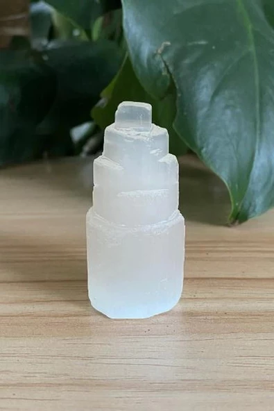 Küçük Boy Doğal Beyaz Selenit Kule 223 ürün görseli 1