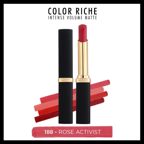 L'oréal Paris Color Riche Intense Volume Matte Ruj - 188 Rose Activist ürün görseli 1