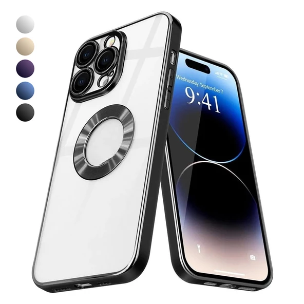 iPhone 15 Pro Max Kılıf Hole Lazer Silikon Kapak ürün görseli 1