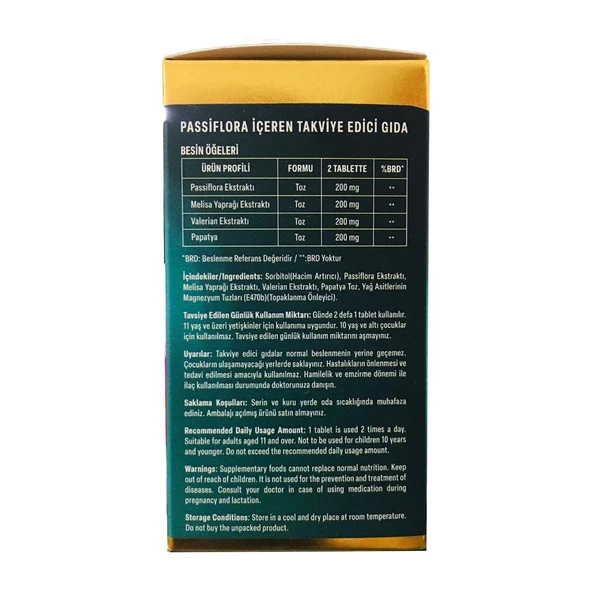 Alftamin Passiflora 1000 Mg 60 Kapsül - Resim 2