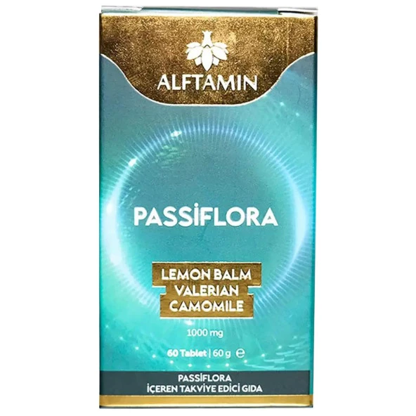 Alftamin Passiflora 1000 Mg 60 Kapsül ürün görseli 1