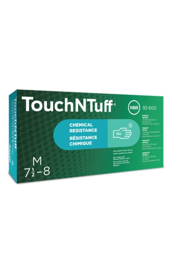 92-600 Touchntuff 100'lü Paket Koruyucu Eldiven (m) Beden ürün görseli 1